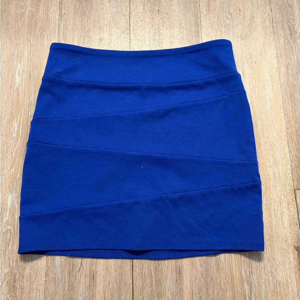 American Eagle Outfitters Royal Blue Mini Skirt Womens Sz Medium